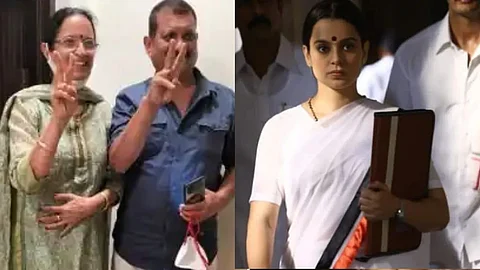 തലൈവി കണ്ട് അമ്മയും അച്ഛനും അഞ്ചാമത്തെ ദേശീയപുരസ്കാരത്തിന് അഭിനന്ദനം അറിയിച്ചുവെന്ന് കങ്കണ