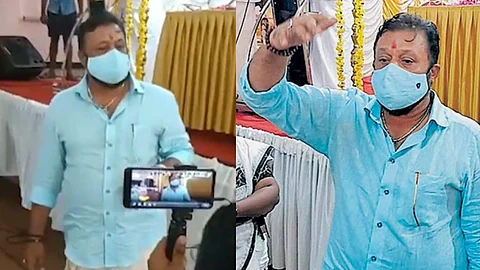 ആവര്ത്തിച്ച് പറഞ്ഞിട്ടും കേട്ടില്ല, സാമൂഹിക അകലം പാലിക്കാതെ അണികള്; പരിപാടി ഉപേക്ഷിച്ച് സുരേഷ് ഗോപി മടങ്ങി