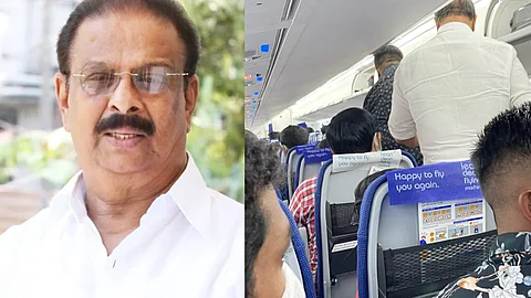 ഇഷ്ടമുള്ള സീറ്റില് ഇരിക്കാന് അനുവദിച്ചില്ല, സുധാകരന്റെ അനുയായി എയര്ഹോസ്റ്റസിനെ ഭീഷണിപ്പെടുത്തിയെന്ന് ആര്ജെ സൂരജ്