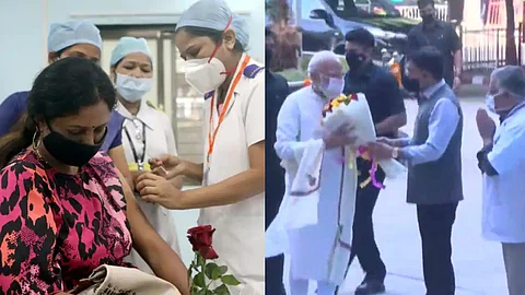 രാജ്യത്ത് വാക്സിനേഷന് 100 കോടി ഡോസ് കടന്നു; ചരിത്രനേട്ടം ആഘോഷിക്കാന് കേന്ദ്രസര്ക്കാര്