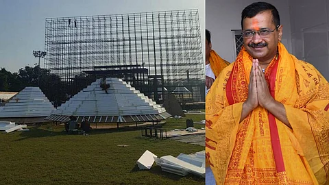 കെജ്രിവാൾ പൂജ ചെയ്യും; ഡൽഹിയിലെ ദീപാവലി ആഘോഷങ്ങൾക്ക് രാമക്ഷേത്രമാതൃക