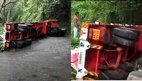 അട്ടപ്പാടി ചുരത്തില് കുടുങ്ങിയത് ഗൂഗിള് മാപ്പില് എളുപ്പവഴി നോക്കിയെത്തിയ ട്രക്കുകള്