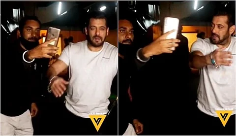 സെല്ഫി എടുത്തിട്ടും എടുത്തിട്ടും മതിവരാത്ത ആരാധകന്; അസ്വസ്തനായി സല്മാന് ഖാന്, വീഡിയോ