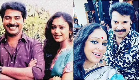 ക്യാപ്റ്റനെ കണ്ടു, ഇത് ഫാന് മൊമന്റ്: സിബിഐ 5 സെറ്റില് ശോഭന