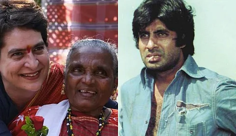 അമിതാഭ് ബച്ചന്റെ ഡയലോഗിലൂടെ മറുപടി; യുപിയില് പ്രിയങ്കയുടെ 'ദീവാര്' ട്വിസ്റ്റ്