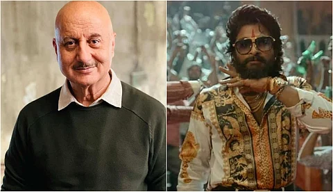 പുഷ്പ കണ്ടു, അല്ലു അര്ജുന് നിങ്ങളൊരു റോക്ക്സ്റ്റാര്: അനുപം ഖേര്