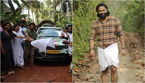 മേപ്പടിയാന് റോഡ് ഷോയ്ക്ക് തുടക്കം; ഐശ്വര്യ ലക്ഷ്മിയും, നിര്മല് സഹദേവും, തന്വി റാമും ചേര്ന്ന് ഫ്ലാഗ് ഓഫ് ചെയ്തു