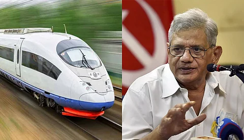 പരിസ്ഥിതി സംരക്ഷണത്തില് വിട്ടുവീഴ്ചയില്ലെന്ന് യെച്ചൂരി ; 'സില്വര് ലൈനില് പരിസ്ഥിതി ആഘാത പഠനം നടത്തും'