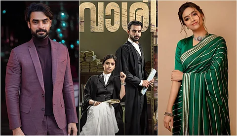 വക്കീല് കോട്ടണിഞ്ഞ് ടൊവിനോയും കീര്ത്തിയും: 'വാശി' ഫസ്റ്റ്ലുക്ക് പോസ്റ്റര്