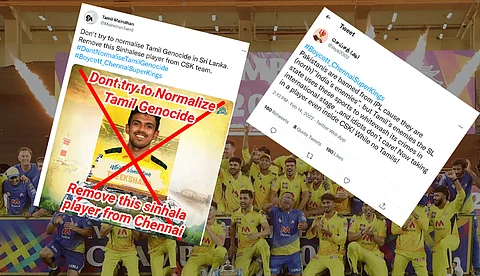 ട്വിറ്ററില് ട്രെന്റിങ്ങായി 'ബോയ്കോട്ട് ചെന്നൈ സൂപ്പർ കിങ്സ്' ഹാഷ്ടാഗുകൾ; ഈ ക്യാമ്പയിന് പിന്നില്?