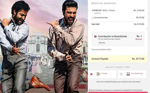 ആര്.ആര്.ആര് ടിക്കറ്റിന് 'പൊന്നും വില'; ഒന്നിന് 2100 രൂപ വരെ