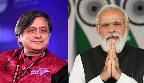 മോദി അസാമാന്യ പ്രഭാവവും ഉര്ജവുമുള്ള നേതാവ്; ഒരേ വേദിയില് പ്രധാനമന്ത്രിയെ വാഴ്ത്തിയും വിമര്ശിച്ചും തരൂര്