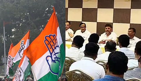 അഞ്ചിടത്തും പിന്നില്, ഗോവയില് റിസോര്ട്ടിലാക്കിയിട്ടും ഗത്യന്തരമില്ലാതെ കോണ്ഗ്രസ്
