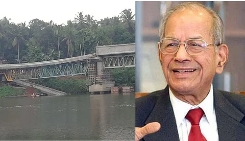 ജാക്കിയുടെ പിഴവാണെങ്കില് ബീമുകള് വീഴുക കുത്തനെ; കൂളിമാട് കടവ് പാലത്തില് വിദഗ്ധ സംഘം പരിശോധിക്കണമെന്ന് ഇ. ശ്രീധരന്