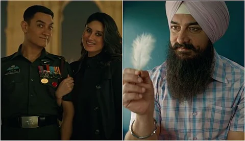 ഇരുപതുകാരനും നാല്പതുകാരനുമായി ആമിര് ഖാന്; 'ലാല് സിംഗ് ഛദ്ദ' ട്രെയ്ലര്