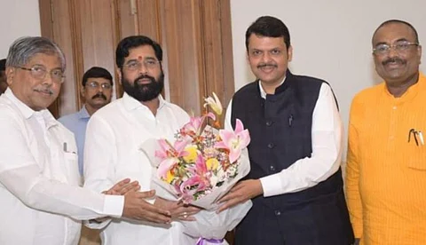 മഹാരാഷ്ട്രയില് ഏക്നാഥ് ഷിന്ഡെ മുഖ്യമന്ത്രി, പ്രഖ്യാപിച്ച് ഫഡ്നാവിസ്