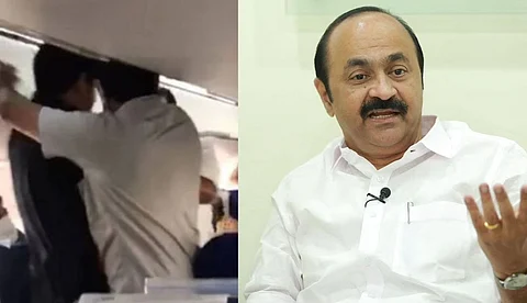 മദ്യപിച്ച പോലെ പെരുമാറിയത് ഇ.പി ജയരാന്, വിമാനത്തില് 'പ്രതിഷേധം' എന്ന് വിളിച്ചതാണോ ഭീകര പ്രവര്ത്തനമെന്ന് വി.ഡി സതീശന്