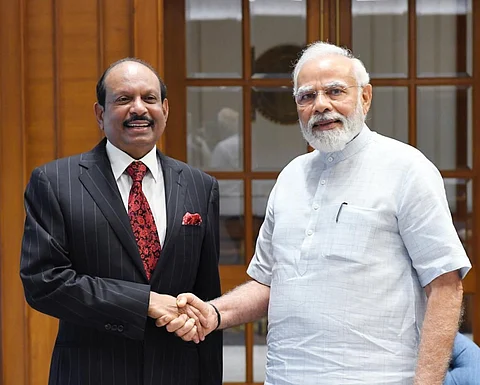 പ്രധാനമന്ത്രിയുമായി ലുലു ഗ്രൂപ്പ് ചെയർമാൻ എം എ യൂസഫലി കൂടിക്കാഴ്ച നടത്തി