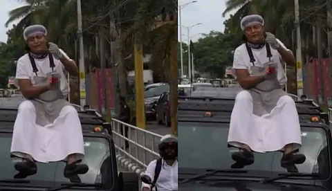 ഇറച്ചിവെട്ടുകാരന്റെ വേഷത്തില് ജിപ്പീന് മുകളില് കയറി പ്രകടനം; ബോബി ചെമ്മണ്ണൂരിനെതിരെ നടപടിക്കൊരുങ്ങി മോട്ടോര്വാഹന വകുപ്പ്