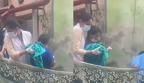 ആശുപത്രിയ്ക്ക് പുറത്ത് യുവതി പ്രസവിച്ചു ; ഡല്ഹിയില് 5 ഡോക്ടര്മാരെ ഡീബാര് ചെയ്തു