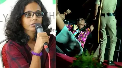 വനിതാ ഫെസ്റ്റിവല് വേദിയില് പ്രതിഷേധം,കുഞ്ഞില മാസിലമണി പൊലീസ് കസ്റ്റഡിയില്