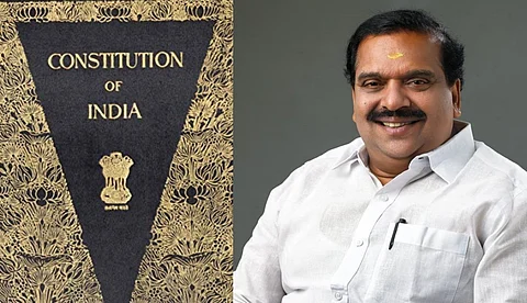 വികലമായ മതേതര സങ്കല്പം, സോഷ്യലിസം ഇന്ത്യയ്ക്ക് യോജിച്ചതല്ല; ഭരണഘടന ഭാരതീയ വത്കരക്കണമെന്ന് പി.കെ കൃഷ്ണദാസ്