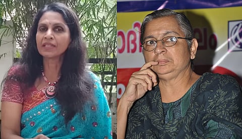 ആര്. ശ്രീലേഖ പണക്കാരന്റെ കയ്യിലെ ചട്ടുകം; സര്ക്കാര് അതിജീവിതക്കൊപ്പം നിന്ന് ഗൂഢാലോചന പുറത്തുകൊണ്ടുവരണം: കെ.അജിത