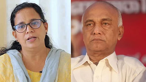 'ഒറ്റുകൊടുത്തതിന്റെ പാരിതോഷികമായി കിട്ടിയ എംഎല്എ സ്ഥാനം കൊണ്ട് അഹങ്കരിക്കേണ്ട'; കെ.കെ രമയ്ക്കെതിരെ എളമരം കരീം