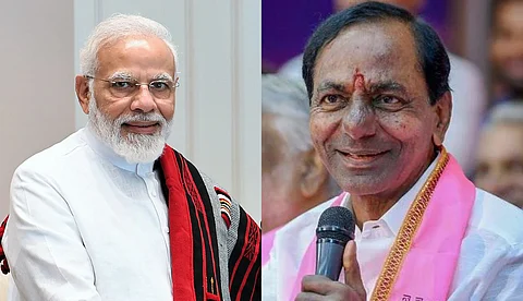 മോദിയെ സ്വീകരിക്കാതെ കെ.സി.ആര്, വിമര്ശനവുമായി സ്മൃതി ഇറാനി, തിരിച്ചടിച്ച് തെലങ്കാന മുഖ്യമന്ത്രി