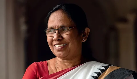 മാഗ്സസെ പുരസ്കാരം നിരസിച്ച് കെ കെ ശൈലജ;
പാർട്ടി അനുമതി ഇല്ലാത്തതിനാലാണെന്ന് വിശദീകരണം