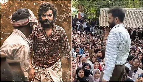 ഫാറൂഖ് കോളജില് ആവേശമുയര്ത്തി ശ്രീനാഥ് ഭാസി, ചട്ടമ്പി ടീമിന് സ്വീകരണം