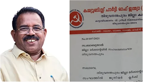 സഹകരണ സംഘം നിയമനത്തിന് സിപിഎം ജില്ലാ സെക്രട്ടറിയുടെ ശുപാർശക്കത്ത്, കത്തിൽ തെറ്റില്ലെന്ന് ആനാവൂർ നാഗപ്പൻ