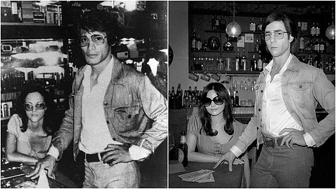 Right: Charles Sobhraj Pictured in Delhi, Left: Still from ''The Serpant''