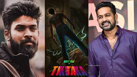 ആസിഫും രോഹിത് വിഎസും മൂന്നാം വട്ടം, 'ടിക്കി ടാക്ക' ഫസ്റ്റ് ലുക്ക്