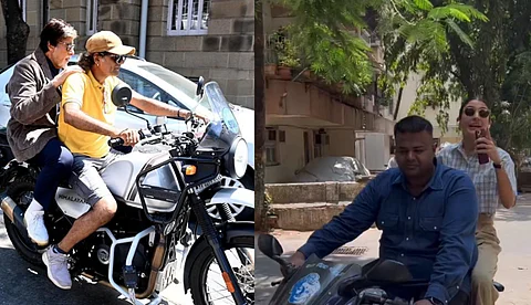 ഹെൽമെറ്റില്ലാതെയുള്ള ബൈക്ക് യാത്ര; അമിതാഭ് ബച്ചനും അനുഷ്ക ശർമ്മയ്ക്കുമെതിരെ നടപടിയെടുക്കുമെന്ന് മുംബൈ പൊലീസ്