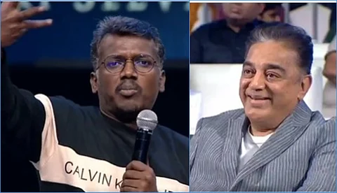 കമൽഹാസനെ മുന്നിലിരുത്തി തേവർ മകനിലെ 'ജാതിവാഴ്ച'യുടെ വേദന പങ്കിട്ട് മാരി സെൽവരാജ്, അന്നത്തെ ഇസൈക്കി ഇന്നത്തെ മാമന്നൻ