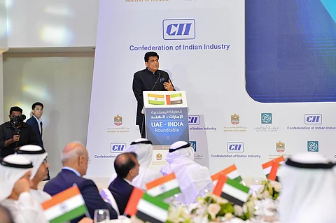 ഇന്ത്യ യുഎഇ വ്യാപാരം 100 ബില്ല്യണ് ഡോളറിലെത്തിക്കുക ലക്ഷ്യം: പീയൂഷ് ഗോയല്