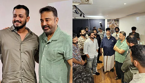 'ഇതാണ് മഞ്ഞുമ്മലിന്റെ ക്ലെെമാക്സ്'; കമൽ ഹാസനെ നേരിട്ട് കണ്ട് മഞ്ഞുമ്മൽ ബോയ്സ് ടീം