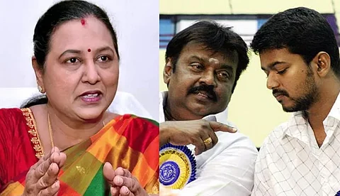 'ഗോട്ടിൽ വിജയ്ക്കൊപ്പം ക്യാപ്റ്റൻ വിജയകാന്തും'; എ.ഐ സഹായത്തോടെ ക്യാപ്റ്റനെ പുനഃസൃഷ്ടിക്കാൻ ചർച്ചകൾ നടക്കുന്നുണ്ടെന്ന് ഭാര്യ പ്രേമലത