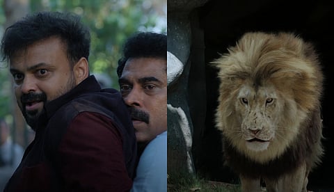 സിംഹത്തോട് പൊരുതാൻ കുഞ്ചാക്കോ ബോബൻ, രക്ഷിക്കാൻ ശ്രമിച്ച് സുരാജ് വെഞ്ഞാറമൂട്; 'ഗര്ര്ര്..' ടീസർ പുറത്ത്