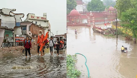 രാമക്ഷേത്രത്തിലെ ചോര്ച്ച മാത്രമല്ല വിഷയം, ക്ഷേത്രത്തിലേക്കുള്ള റോഡും തകര്ന്നു; ബിജെപി അമ്പലത്തിലും കൊള്ളനടത്തുന്നുവെന്ന് കോണ്ഗ്രസ്