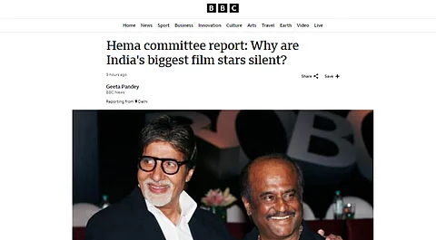 ബിബിസി റിപ്പോർട്ട്