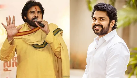 തിരുപ്പതി ലഡുവിനെ കുറിച്ചുള്ള പരാമര്ശം: കാര്ത്തിയെ വിമര്ശിച്ച് പവന് കല്യാണ്