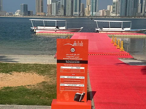 ദുബായ്- ഷാർജ ട്രാഫിക്ക് ഒഴിവാക്കാം
ഷാർജ എക്സ്പോ സെന്ററിലേക്ക് സൗജന്യബോട്ട് യാത്ര