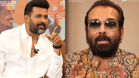 ഭാഷ അറിയാത്തതുകൊണ്ട് ഡാൻസ് കളിച്ച് 'ചൂടുവെള്ളം' ചോദിച്ച 'വിനീത് ബ്രില്യൻസ്'; ആ ഷൂട്ടിങ് അനുഭവം പങ്കുവെച്ച് മനോജ് കെ ജയനും വിനീതും