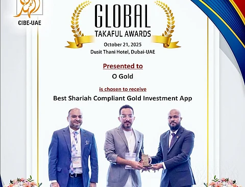 ഏറ്റവും മികച്ച ഗോൾഡ് ഇൻവെസ്റ്റ്മെൻ്റ് ആപ്പ് പുരസ്കാരം ഓ ഗോൾഡിന്