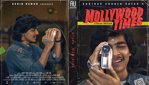 കയ്യിൽ ഹാൻഡി ക്യാമുമായി നസ്ലൻ; റെട്രോ വൈബ് ഫസ്റ്റ് ലുക്കുമായി MOLLYWOOD TIMES