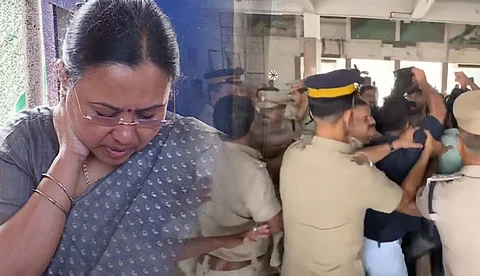 കരിങ്കൊടി പ്രതിഷേധത്തിനിടെ പരിക്കേറ്റ് മന്ത്രി വീണാ ജോര്ജ് ആശുപത്രിയിൽ, അഭിനയമെന്ന് കെ.എസ്.യു; കണ്ണൂരില് സംഭവിച്ചതെന്ത്?