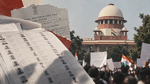 Opposition INDIA Block Organise Massive “March For Democracy” Rally to Supreme Court, File Petition On SIR Related Irregularities