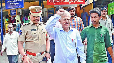 Even prison walls have not been able to stop Varavara Rao from writing